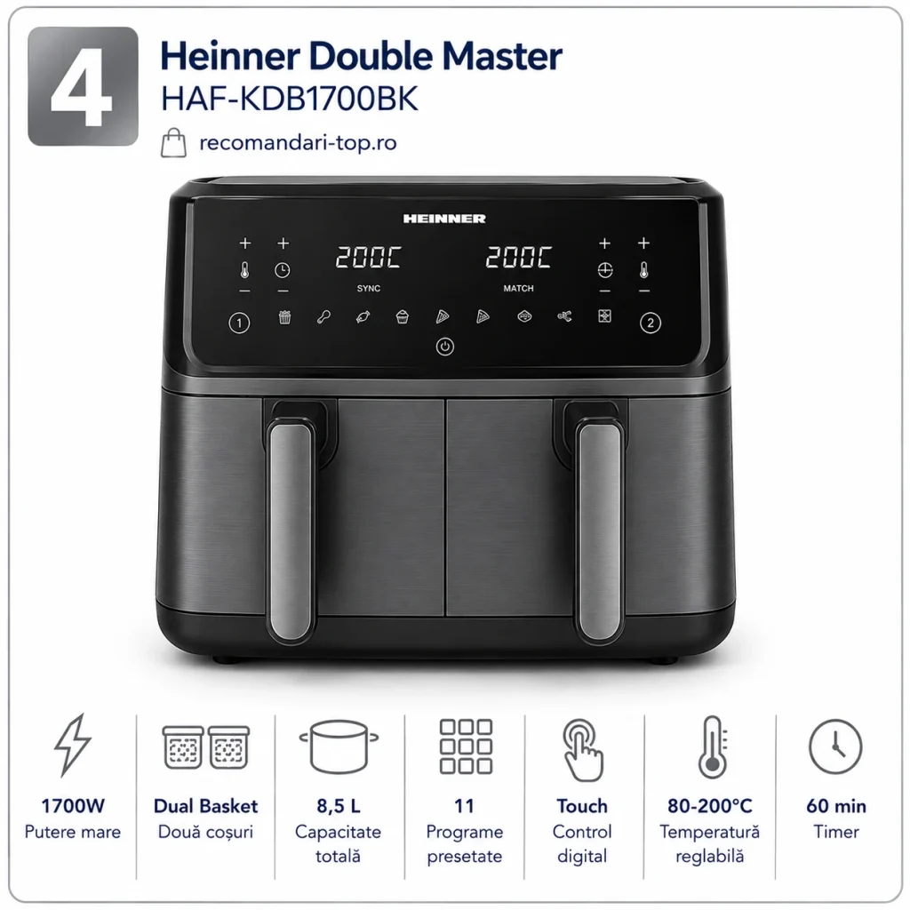 Heinner Double Master HAF-KDB1700BK