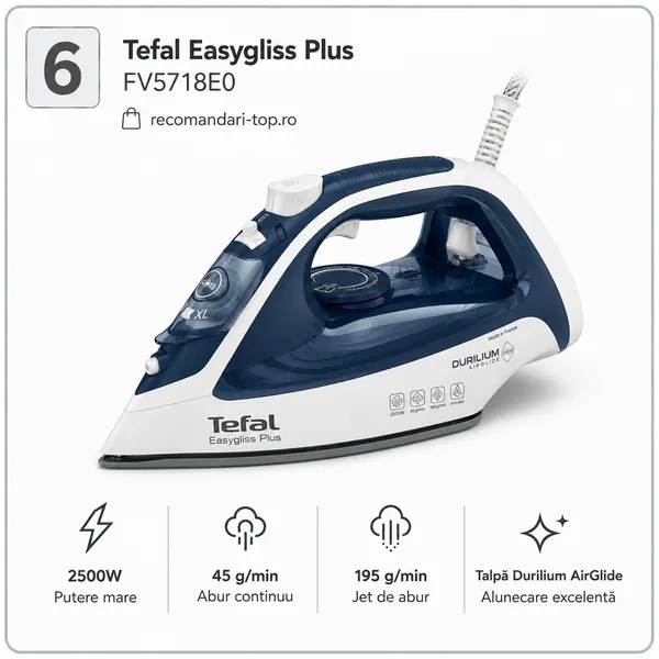 Tefal Easygliss Plus FV5718E0